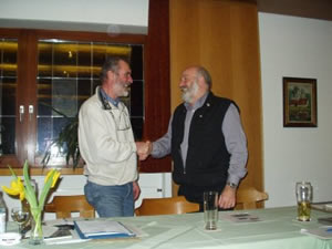 Übergabe der NABU-Kreisvorsitzes im Januar 2003