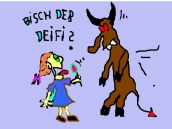 Buschelfrulein und Teufel