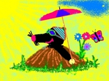 Maulwurd in Paint
