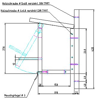 Seitenansicht, Nisthilfe fr Hhlenbrter