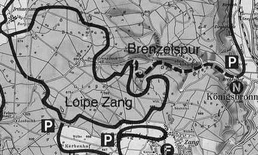 Zanger Loipe mit Brenzelspur