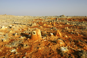 Schwefelformationen von Dallol