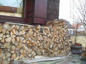 Holzstoß