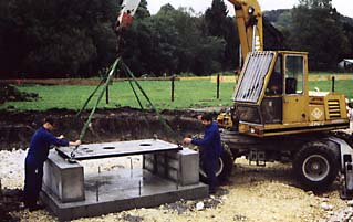 Fundament fr den Schattenstab