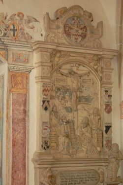 Wandbemalung in der Kapelle