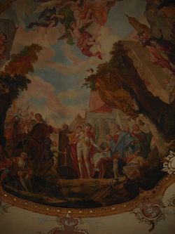 Deckengemälde in der St. Lorenzkapelle